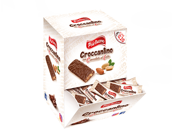 Croccantino con cioccolato al latte